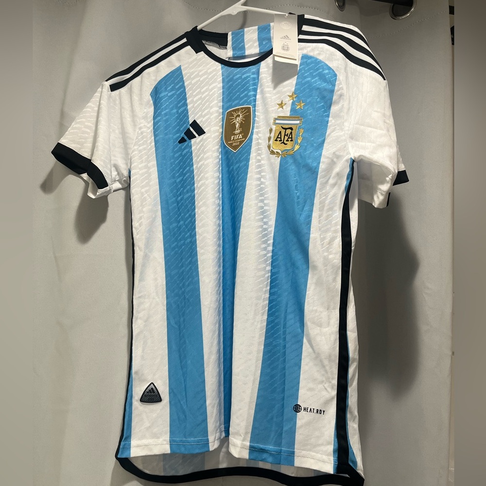 Adidas Argentina Jersey World Cup 2022 Home Men's Sz M Soccer